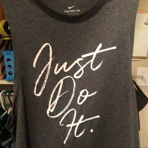 NIKE “just do it” muscle tee